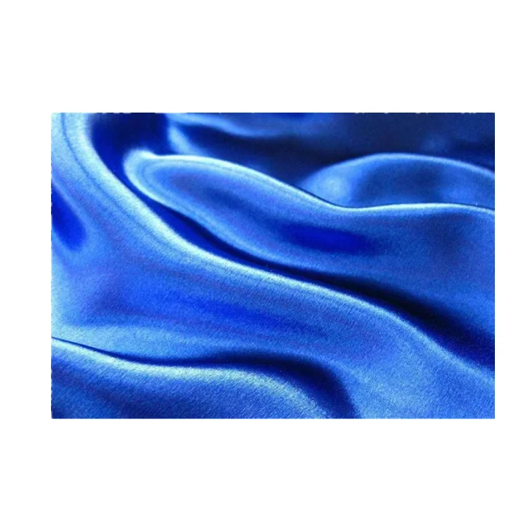Satin Drill Chiffon Fabric Polyester Satin Silk for Women Shiny Evening Dress - Image 3