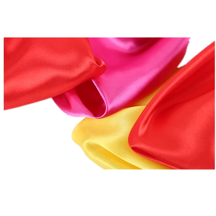 Satin Drill Chiffon Fabric Polyester Satin Silk for Women Shiny Evening Dress - Image 4