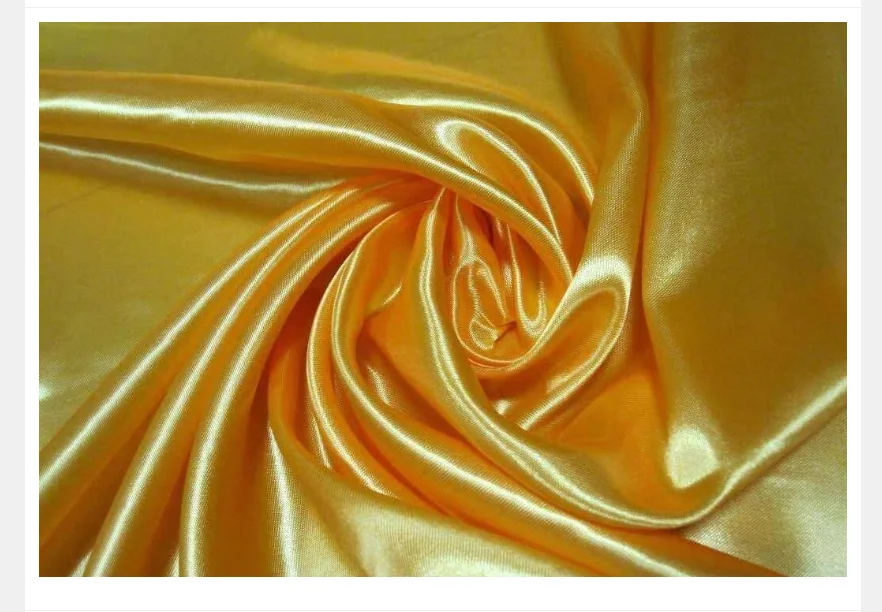 Satin Drill Chiffon Fabric Polyester Satin Silk for Women Shiny Evening Dress - Image 6