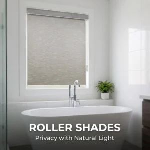 Semi-blackout Roller Shades Custom Size Chain System OEM ODM for Living Room Bedroom Bathroom Dining Room