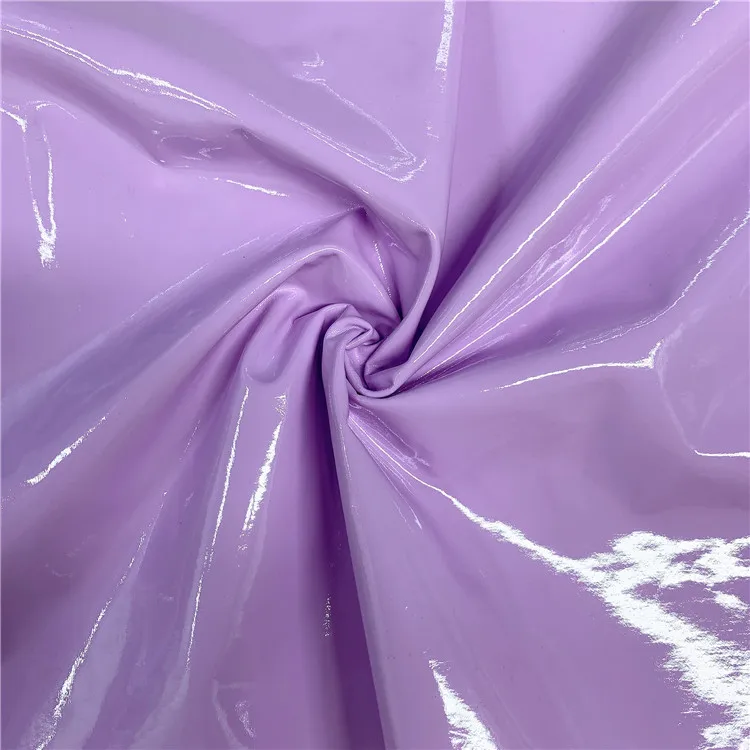 Shiny Glossy PU Film 4 Way Stretch Spandex Fabric for Tight Skirt Dance Suit - Image 3