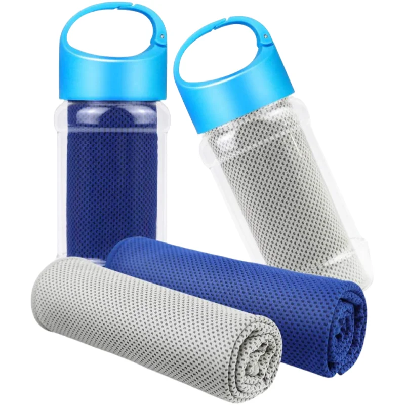 Soft Cooling Microfiber Fitness Towel Instant Relief Sports Gym Running