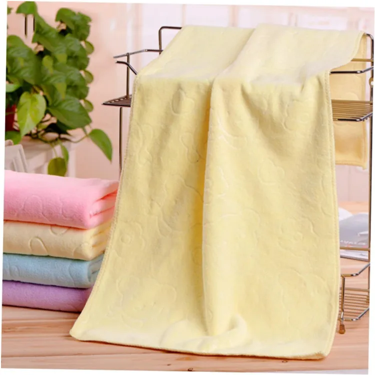 Solid Embossed Antimicrobial Hand Towel Custom Logo Light Weight Home Use - Image 2