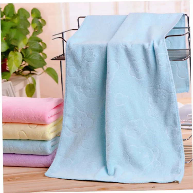 Solid Embossed Antimicrobial Hand Towel Custom Logo Light Weight Home Use - Image 3