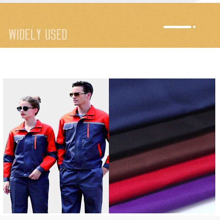 Super Abrasion-Resistant Polyester Gabardine Fabric for Workwear - Image 6