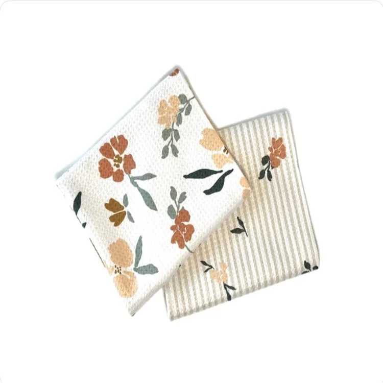 Super Absorbent Microfiber Woven Kitchen Towel Fast Dry Easy to Clean Antimicrobial