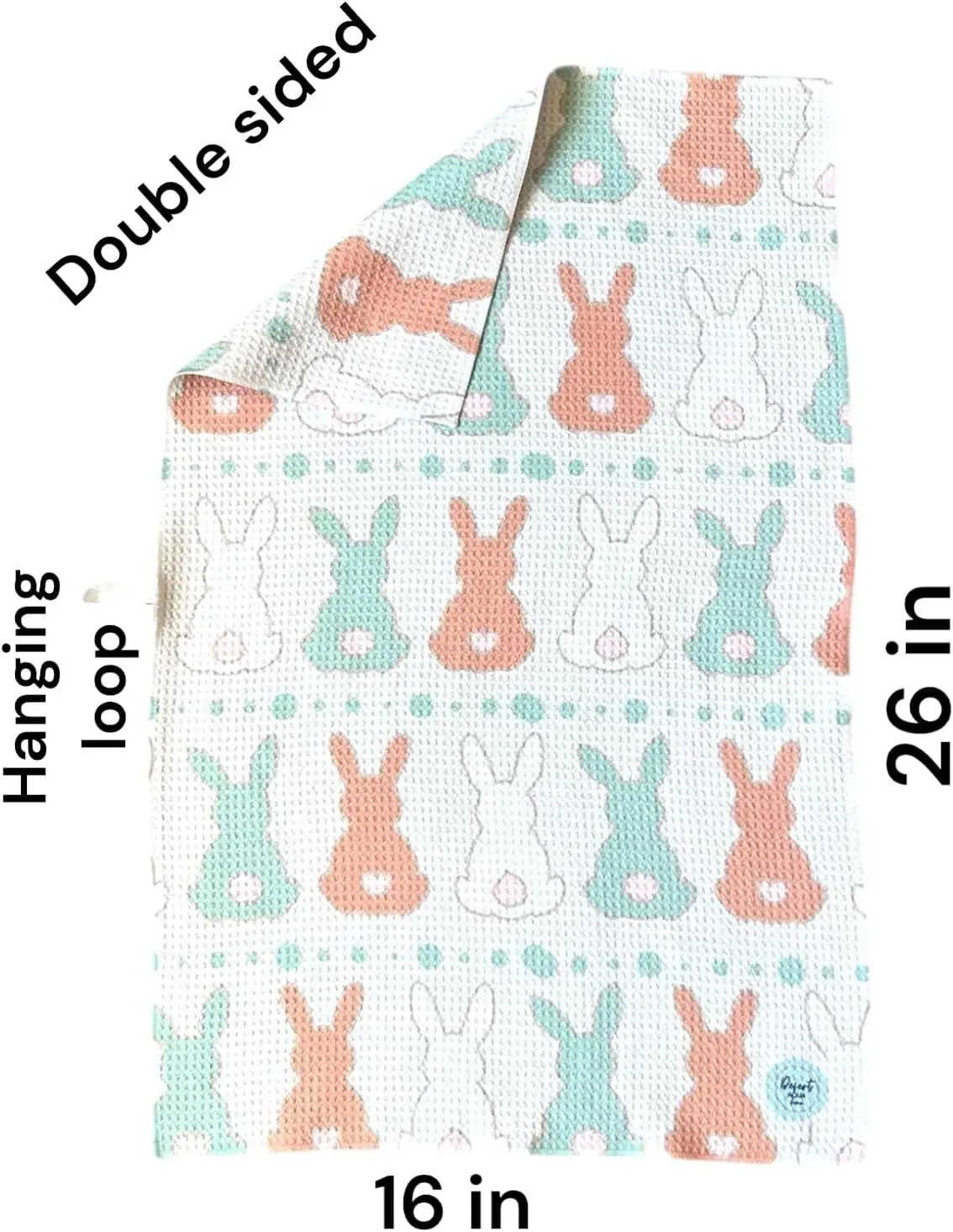 Super Absorbent Quick-Dry Microfiber Dish Towel Double-Sided Custom Pattern 400gsm - Image 3