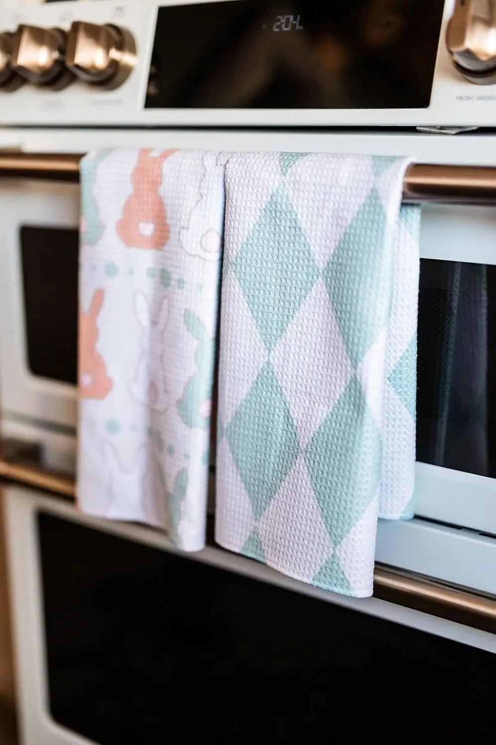 Super Absorbent Quick-Dry Microfiber Dish Towel Double-Sided Custom Pattern 400gsm - Image 5