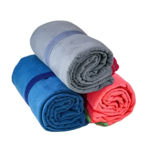 Super Size Woven Hooded Beach Towel Quick Dry Soft Antimicrobial Swim Towel Mesh Bag Adults