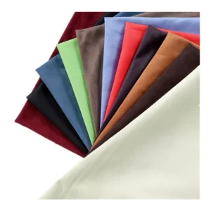 Synthetic Micro Suede 100 Percent Polyester Microfiber Fabric Upholstery for Car Seat Sofa Coat