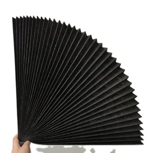 Temporary Built-in Pleated Blinds Shades Non-woven UV Blocking Durable