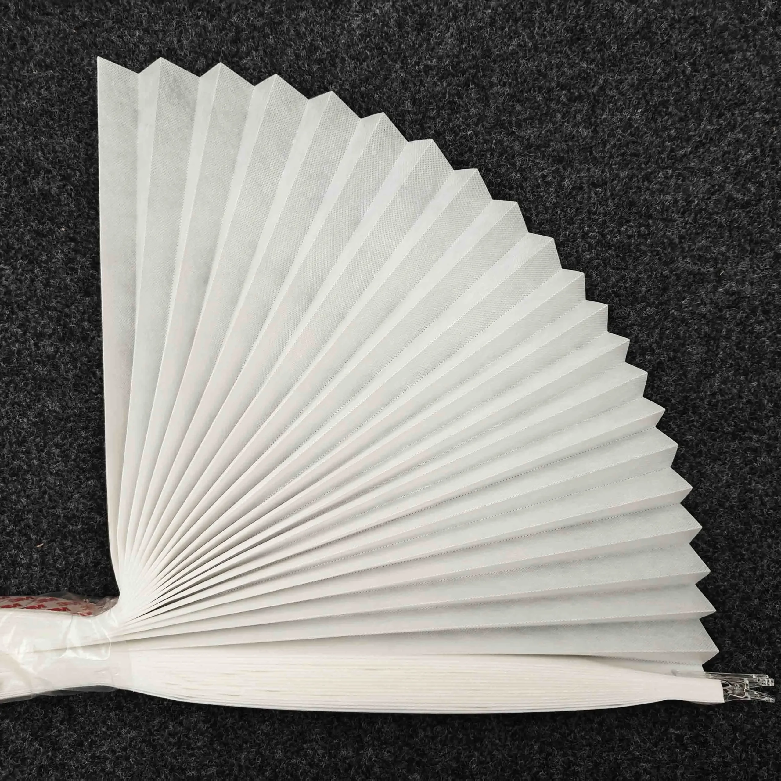Temporary Built-in Pleated Blinds Shades Non-woven UV Blocking Durable - Image 4