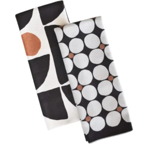 Two Sided Woven Waffle Microfiber Quick-Dry Kitchen Towel Premium