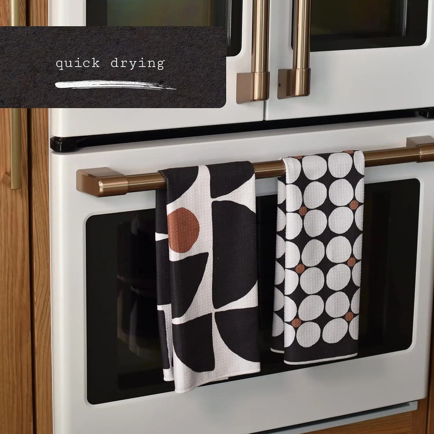 Two Sided Woven Waffle Microfiber Quick-Dry Kitchen Towel Premium - Image 5