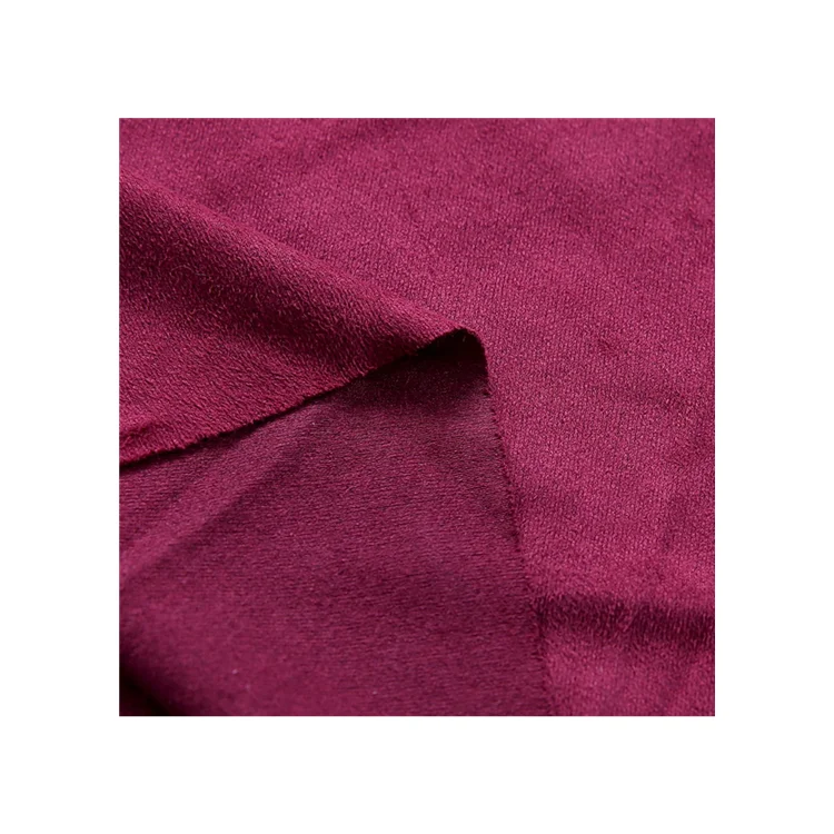 Ultra Durable Microfiber Suede Upholstery Fabric Woven Brushed Pattern - Image 3