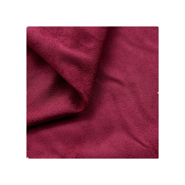 Ultra Durable Microfiber Suede Upholstery Fabric Woven Brushed Pattern - Image 6