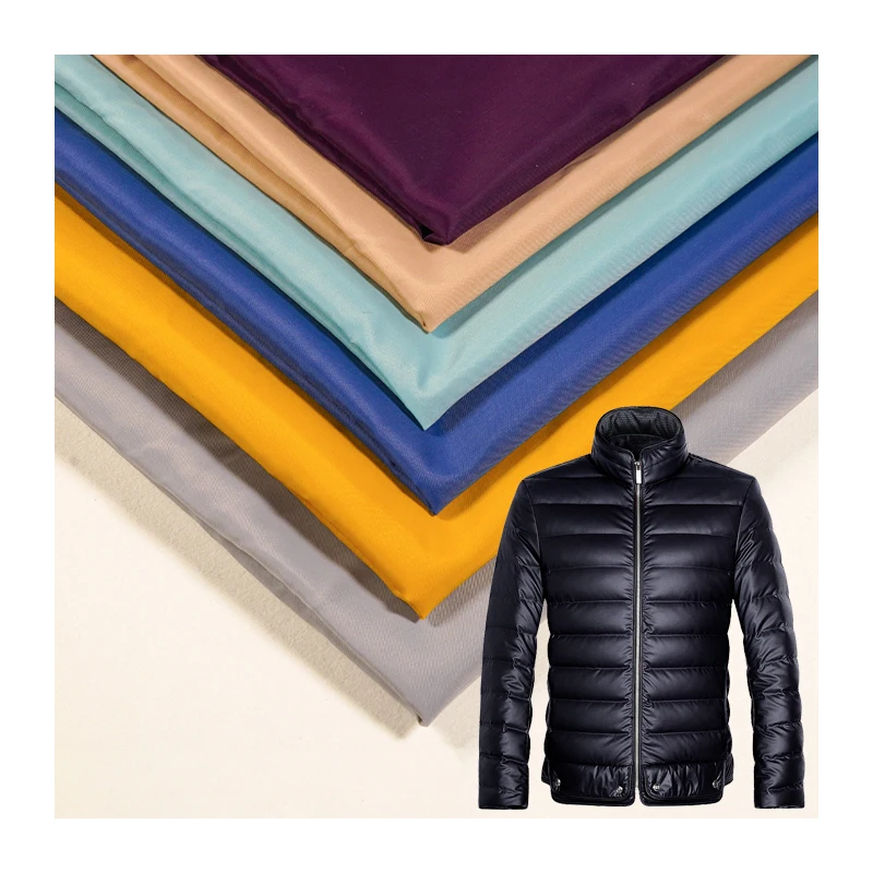 Ultralight Waterproof Nylon Taffeta Fabric for Down Jackets and Bags