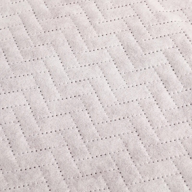 Ultrasonic Embossed Eco-Friendly Stretch Suede Fabric Waterproof Brushed Bedsheet - Image 6