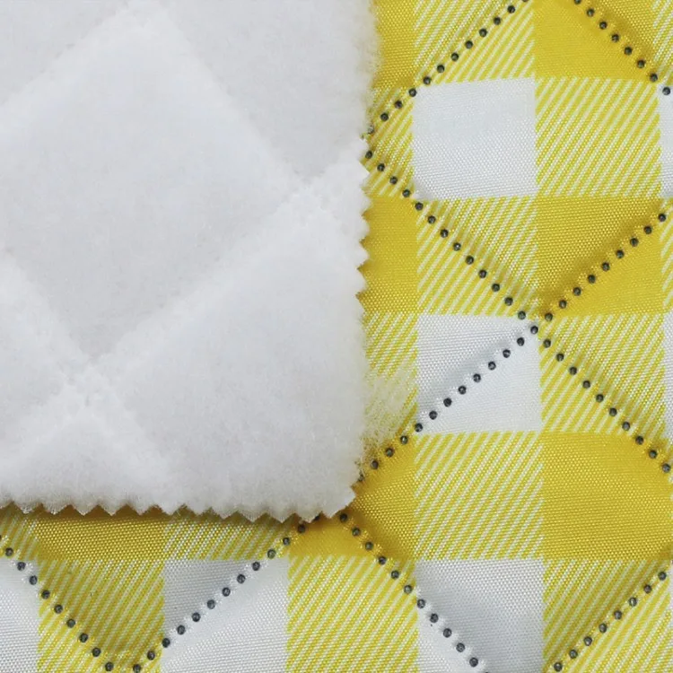 Ultrasonic Quilting Fabric Waterproof Heat Insulation Satin - Image 4