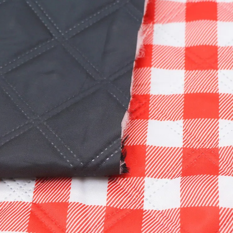 Ultrasonic Quilting Fabric Waterproof Heat Insulation Satin - Image 6