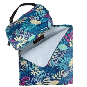 Water Resistant Double Side Print 3 Layer Quilting Picnic Mats 150D Oxford Outdoor Play Mats