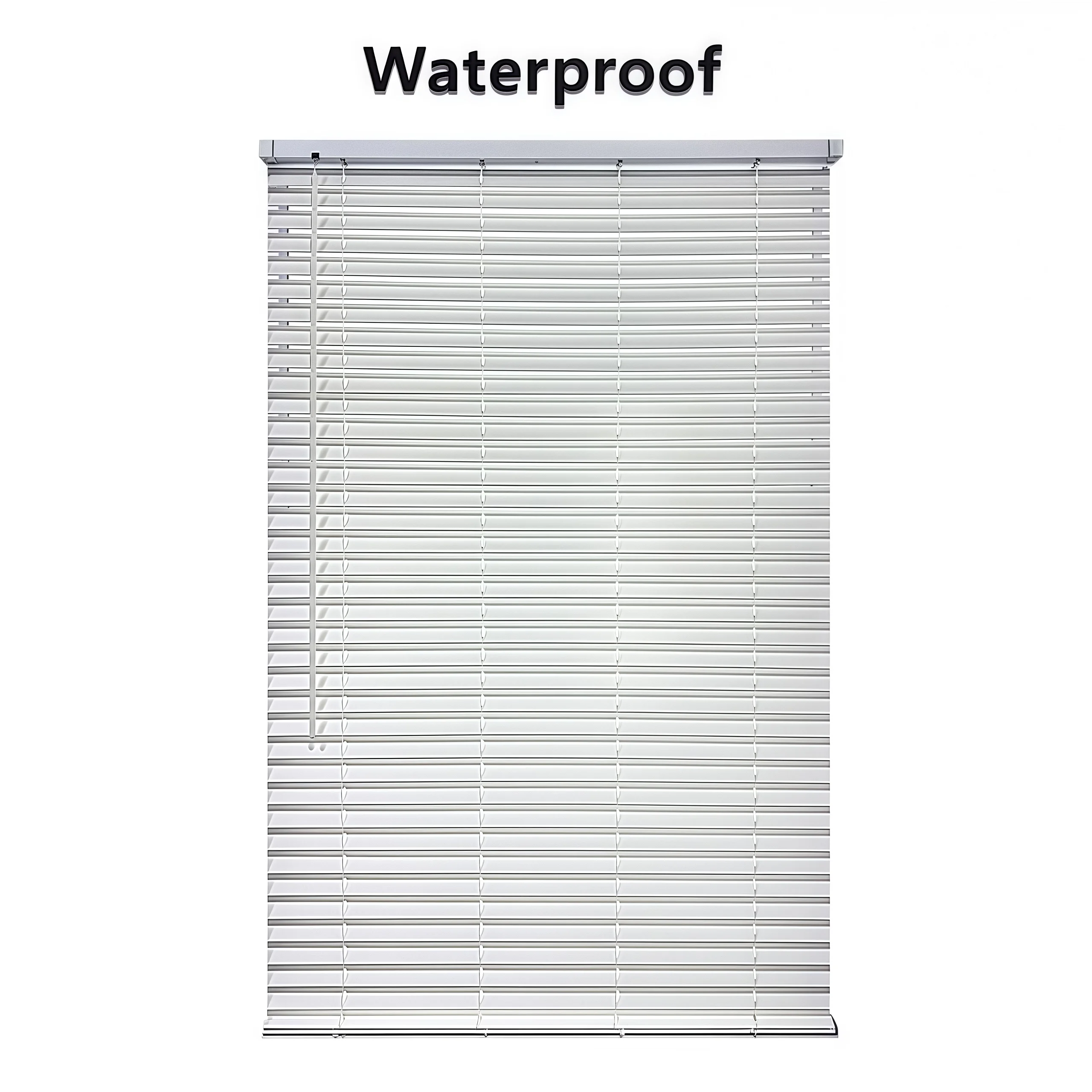 Waterproof Built-in PVC Blinds UV Blocking Easy Clean for Bathroom Kitchen - Image 4