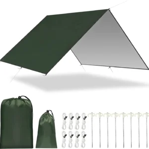 Waterproof Camping Tarp Hammock Rain Fly Anti UV Sun Shelter Windproof Snowproof