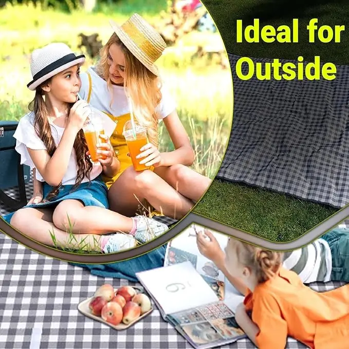 Waterproof Picnic Blanket Portable Foldable Outdoor Use - Image 4