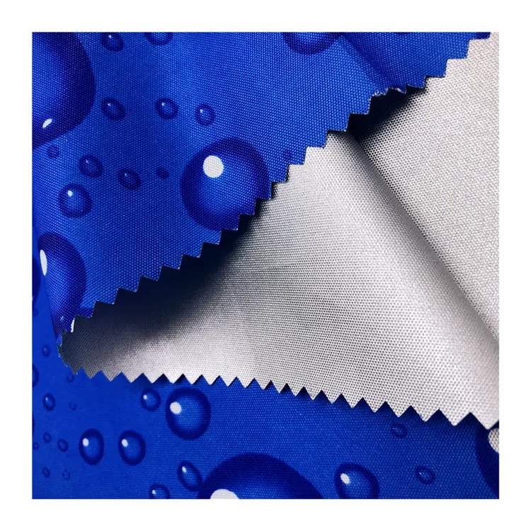 Wholesale 600D Polyester Waterproof PU PA PVC Silver Black Coated Oxford Fabric - Image 5