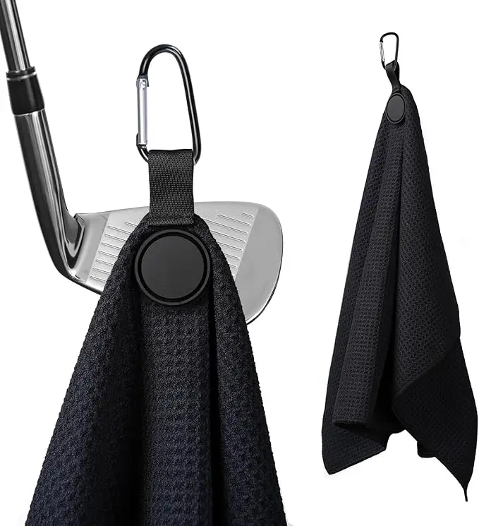 Wholesale Bulk Quick Dry Dual Sided Absorbent Golf Towel for Club Cleaning - Image 2