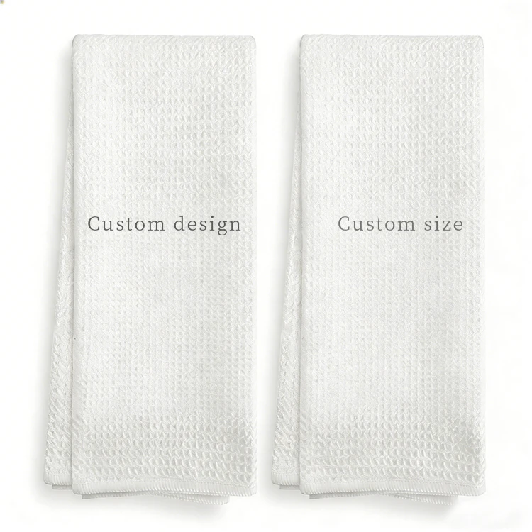 Wholesale Custom Floral Microfiber Waffle Golf Towel Quick-Dry Eco-Friendly