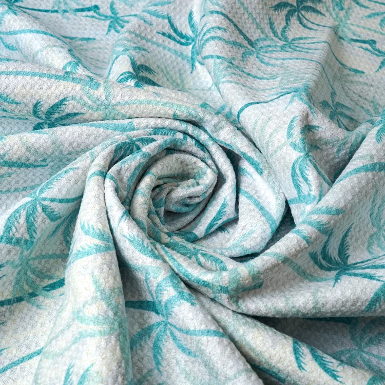 Wholesale Custom Floral Microfiber Waffle Golf Towel Quick-Dry Eco-Friendly - Image 4