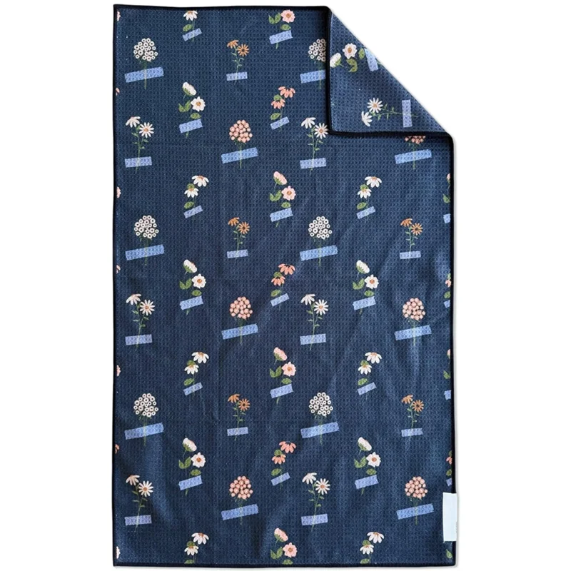 Wholesale Custom Printed Waffle Weave Tea Towel Absorbent Kitchen Dish Towel - Image 6