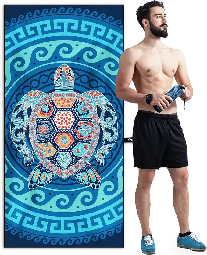 Wholesale Lightweight Luxury Microfiber Beach Towels - Sand Resistant Personalized Design