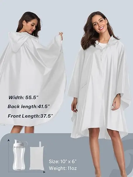 Wholesale Microfiber Hooded Beach Towel Custom Logo Solid Color Surf Poncho - Image 3