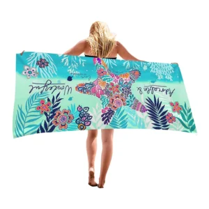 Wholesale Quick Dry Microfiber Beach Towel Sports Pattern Camping Yoga Hiking