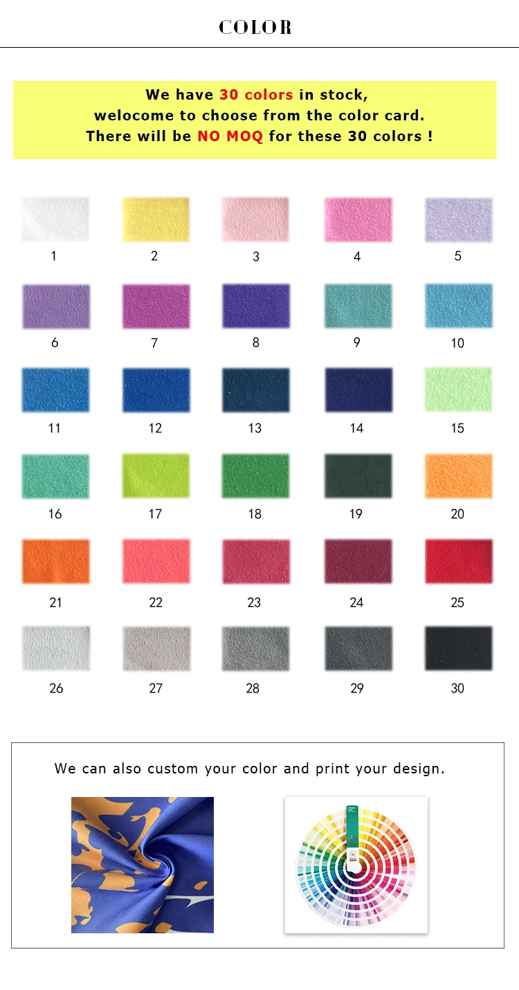 Wholesale Quick-Dry Microfiber Golf Towel Sand-Free Lightweight Beach Towel Solid Woven Polyester No MOQ - Image 3