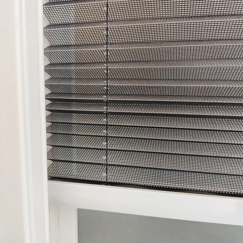 Wooden Shutter Mosquito Screen Honeycomb Blind Double Light Blocking Anti-Mosquito Window - Image 5