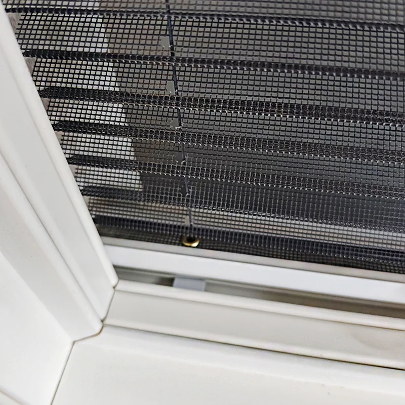 Wooden Shutter Mosquito Screen Honeycomb Blind Double Light Blocking Anti-Mosquito Window - Image 6