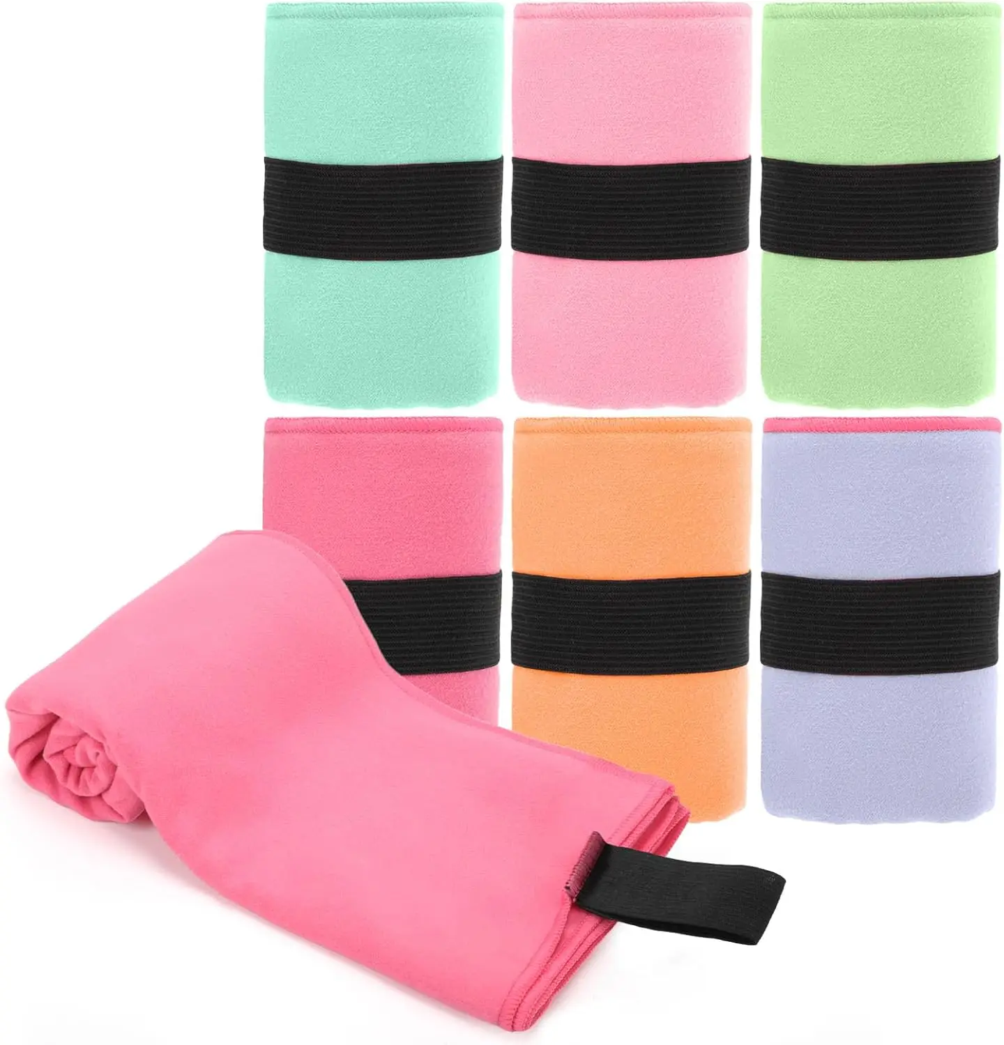 Woven Microfiber Sports Towel Lightweight Fast Drying Sweat Absorbing Gym - Image 2