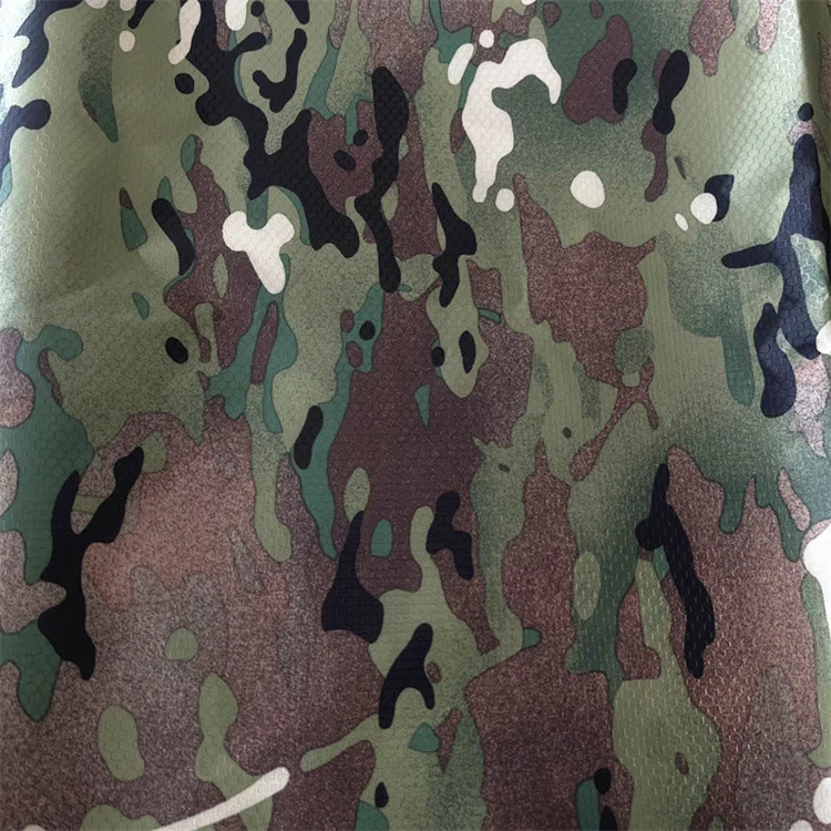 Woven Taffeta PU Coating Ripstop 5000mm Waterproof Fire Retardant Fabric - Image 4