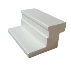 Z60 PVC Faux Wood Shutter Frame Vertical Pattern Plastic Components for Skylight Windows