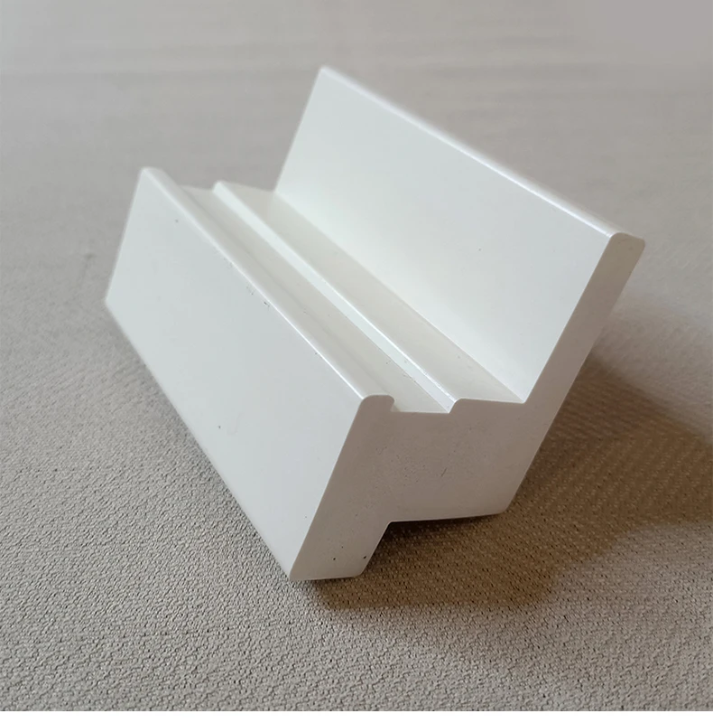 Z60 PVC Faux Wood Shutter Frame Vertical Pattern Plastic Components for Skylight Windows - Image 3